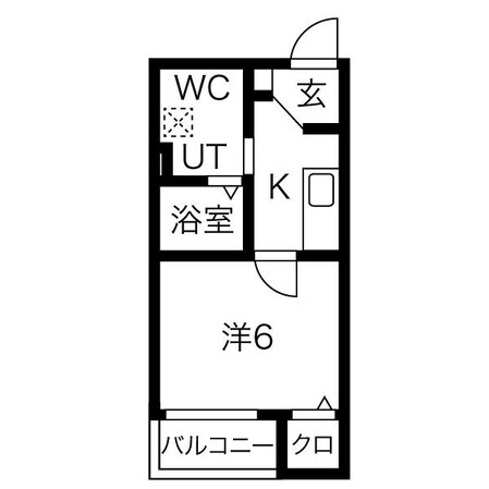 車道駅 徒歩10分 3階の物件間取画像